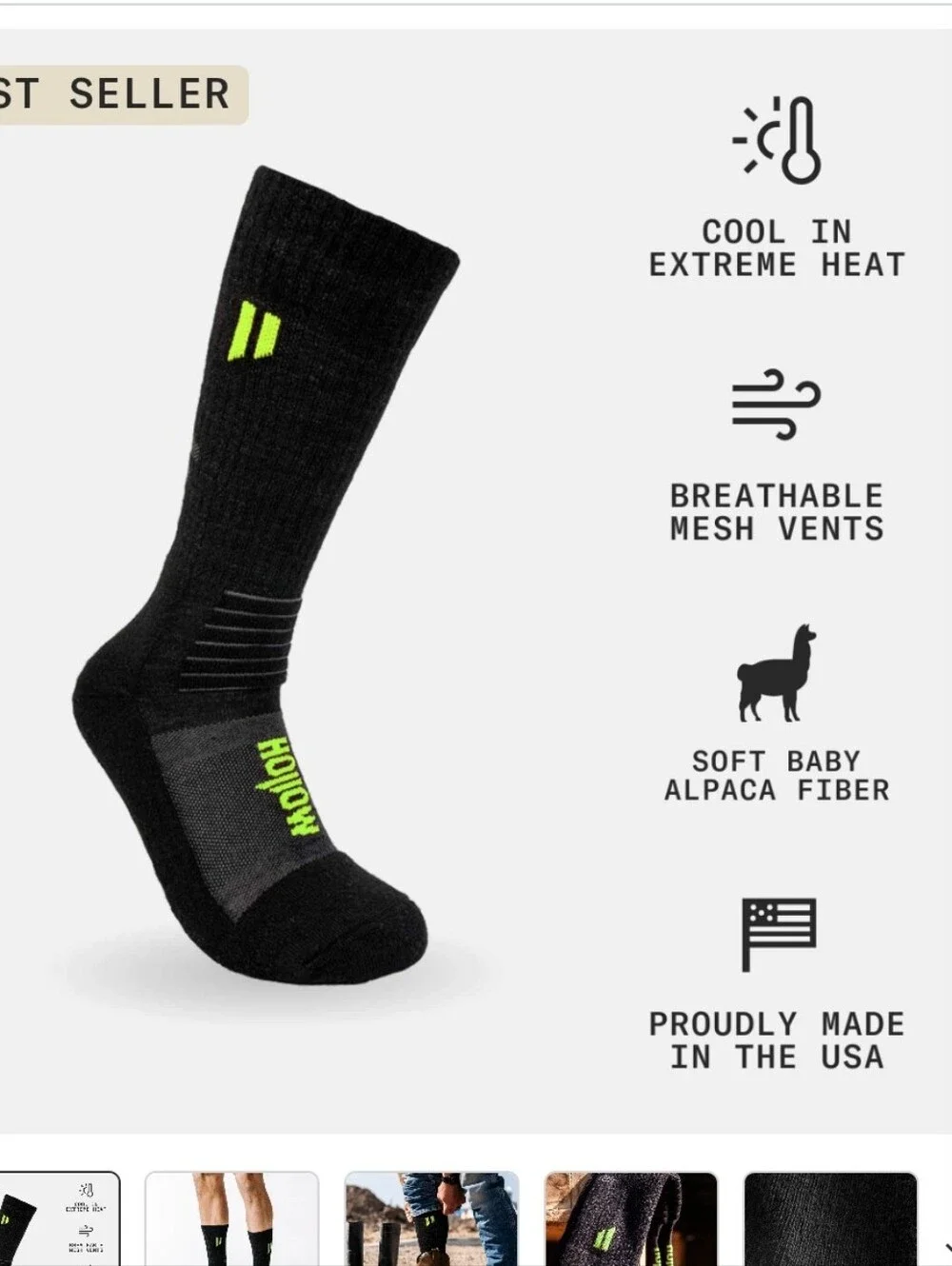 HOLLOW TRADES SOCK - NWT L